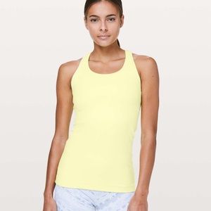 Lululemon racerback luon yellow